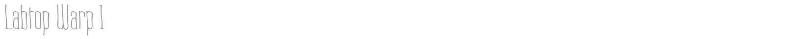 Labtop font preview